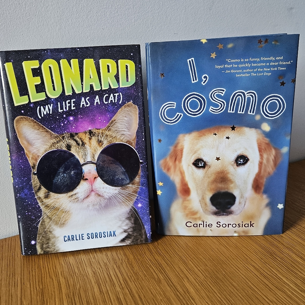 Leonard ( my life as a Cat) & I, Cosmo books set of 2